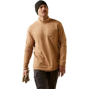 imageARIAT Mens Rebar Foundation 14 Zip ShirtTigers Eye