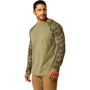 imageAriat Mens Rebar Workman Born for This Graphic TDeep Lichen Camo