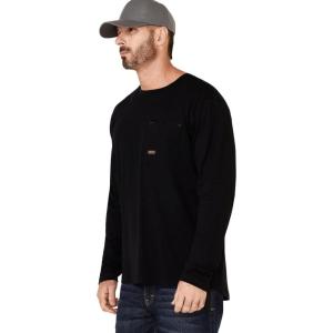 imageAriat Mens Rebar Workman Full Coverage TShirtCobalt Raised Grey Stripes