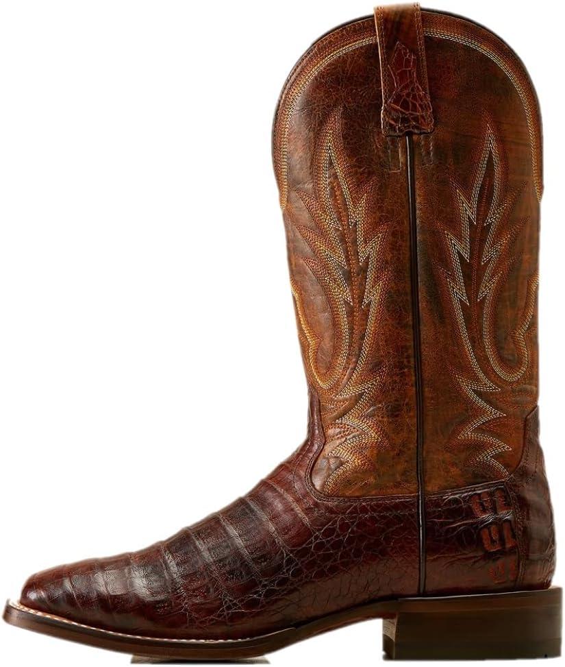 imageAriat Mens Gunslinger Cowboy BootDark Amber Caiman Belly