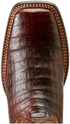 imageAriat Mens Gunslinger Cowboy BootDark Amber Caiman Belly