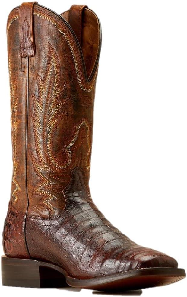 imageAriat Mens Gunslinger Cowboy BootDark Amber Caiman Belly