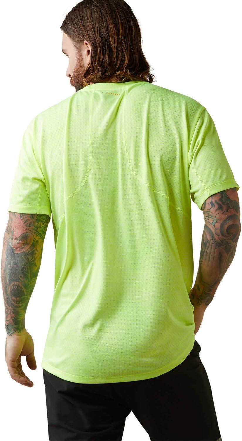 imageAriat Mens Rebar Evolution Athletic Fit TShirtSafety Yellow
