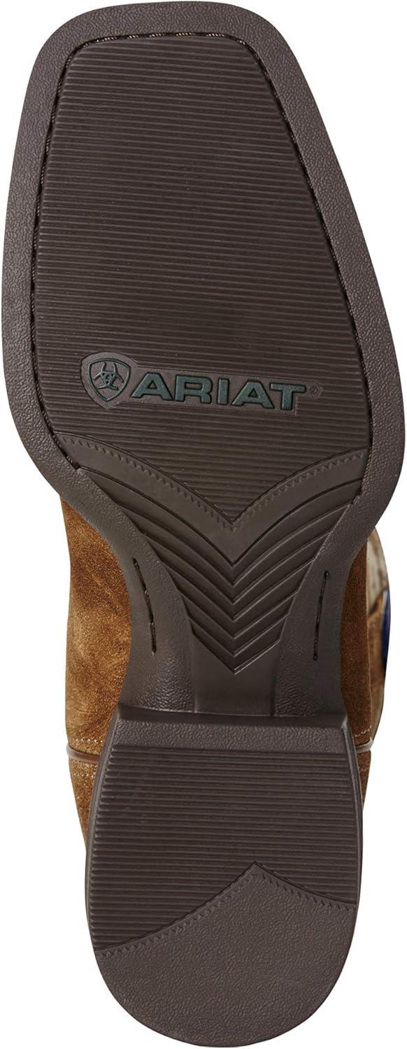 imageAriat Mens Sport Patriot Western BootAntique Mocha SuedeSand Camo Print
