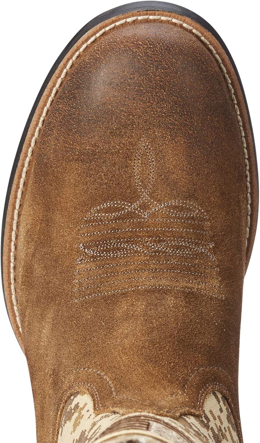 imageAriat Mens Sport Patriot Western BootDistressed Brown