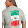 imageARIAT Mens Rebar Cotton Strong Mexican Pride Graphic TShirtHeather Grey