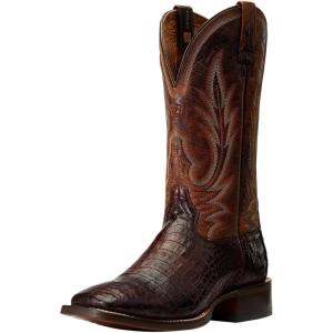 imageAriat Mens Gunslinger Cowboy BootDark Amber Caiman Belly