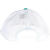 imageARIAT Mens Cap Heather Grey Turquoise Logo White Mesh Flex Fit 110 Adjustable Snapback