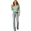 imageARIAT Womens Fr Classen Retro Fit Snap Work ShirtBreeze Plaid