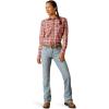 imageARIAT Womens Fr Knox Snap Work ShirtRoan Rouge