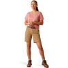 imageARIAT Womens Rebar Cotton Strong Vneck TopMineral Red Heather