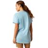 imageARIAT Womens Rebar Cotton Strong Vneck TopNorse Blue Heather