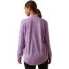 imageARIAT Womens Rebar Evolution 12 Zip TopPaisley Purple