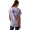imageARIAT Womens Rebar Workman Graphic Ariat Logo TShirtLavender