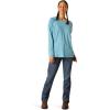 imageAriat Womens Fr Air Crew TShirtNorse Blue Space Dye