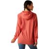 imageAriat Womens Rebar Cotton Strong Hooded TShirtMineral Red