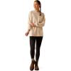 imageAriat Womens Rebar Cotton Strong Hooded TShirtOatmeal Heather