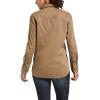 imageAriat Womens Rebar Washed Twill Work ShirtKhaki