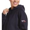 imageAriat Womens Rebar Washed Twill Work ShirtNavy