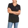 imageARIAT Womens Rebar Cotton Strong Vneck TopCarbine