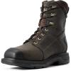 imageAriat Mens Workhog Xt 8quot Side Zip Waterproof Carbon Toe Work BootBruin Brown