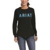 imageAriat Womens Rebar Cotton Strong Block TShirtBlack