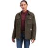 imageAriat Womens Rebar DuraCanvas SherpaLined CoatDecadent Chocolate