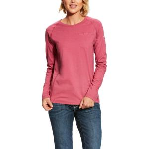 imageARIAT Womens Fr Air Crew TShirtRose Violet