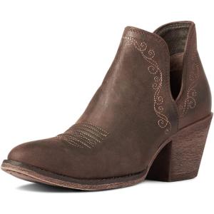 imageAriat Womens Encore R Toe Western BootDusted Brown