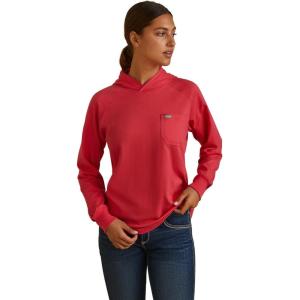 imageAriat Womens Rebar Cotton Strong Hooded TShirtTeaberry