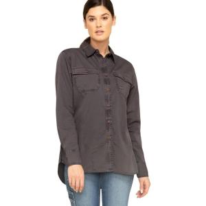 imageAriat Womens Rebar Washed Twill Work ShirtGrey