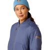 imageARIAT Womens Rebar Valkyrie Stretch Canvas Insulated JacketBlue Indigo