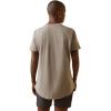 imageARIAT Womens Wms Rebar Cotton Strong Logo Ss Tshrt HPortabella Heather