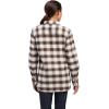 imageAriat Female Rebar Flannel DuraStretch Work Shirt Wren Ivory 3X