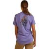 imageAriat Womens Rebar Cotton Strong American Flag Graphic TShirtCorsican Blue Heather