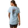 imageAriat Womens Rebar Cotton Strong Roughneck Graphic TShirtClearsky
