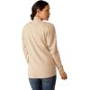 imageAriat Womens Rebar Foundation 14 Zip ShirtOatmeal Heather