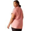 imageAriat Womens Rebar Heat Fighter TShirtMauveglowSharkskin