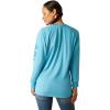 imageAriat Womens Rebar Heat Fighter TShirtNorse BlueMeadowbrook