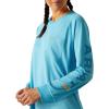 imageAriat Womens Rebar Heat Fighter TShirtNorse BlueMeadowbrook