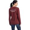 imageAriat Womens Rebar Workman USA Logo TShirtPort