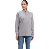 imageAriat Womens Rebar Foundation 14 Zip ShirtHeather Grey