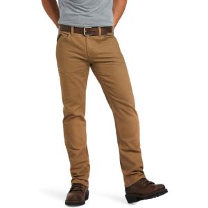 imageARIAT Mens Rebar M7 Slim Durastretch Made Tough Straight PantField Khaki
