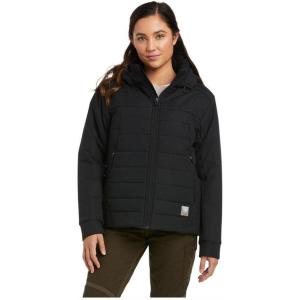 imageARIAT Womens Rebar Valkyrie Stretch Canvas Insulated JacketBlack
