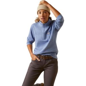 imageAriat Womens Rebar Foundation 14 Zip ShirtColony Blue