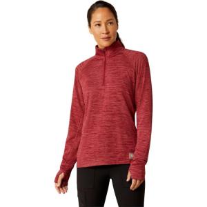 imageAriat Womens Rebar Foundation 14 Zip ShirtTibetan Red