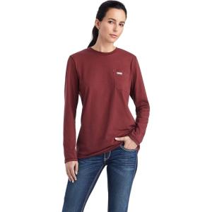 imageAriat Womens Rebar Workman USA Logo TShirtPort