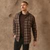 imageAriat Mens Rebar Flannel DuraStretch Work ShirtBeech Plaid