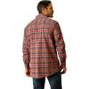 imageAriat Mens Rebar Flannel DuraStretch Work ShirtBurnt Henna