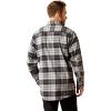 imageAriat Mens Rebar Flannel DuraStretch Work ShirtCharcoal Grey